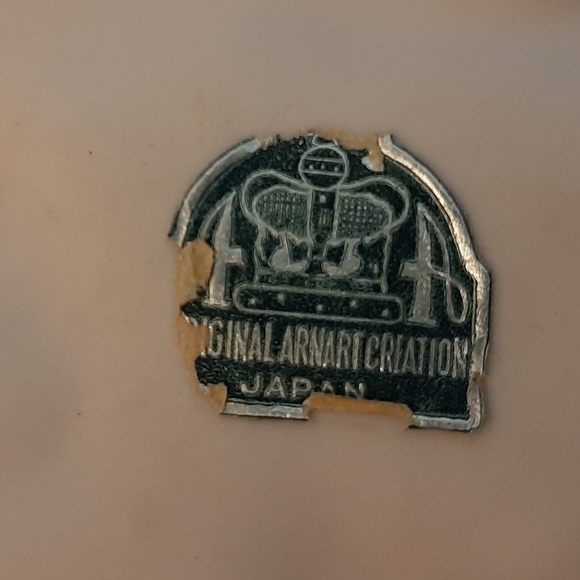 Vintage Bisque Pink & White Wall Plaques set of 4 - Picture 11 of 16